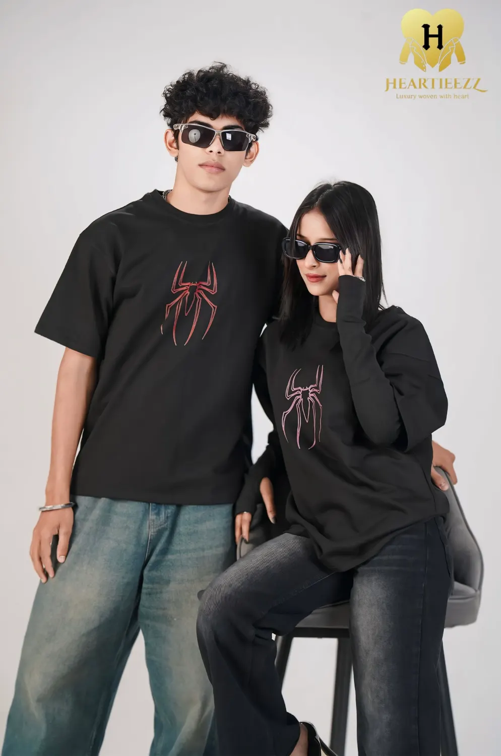 Couple Tee – Spider Girl & Boy