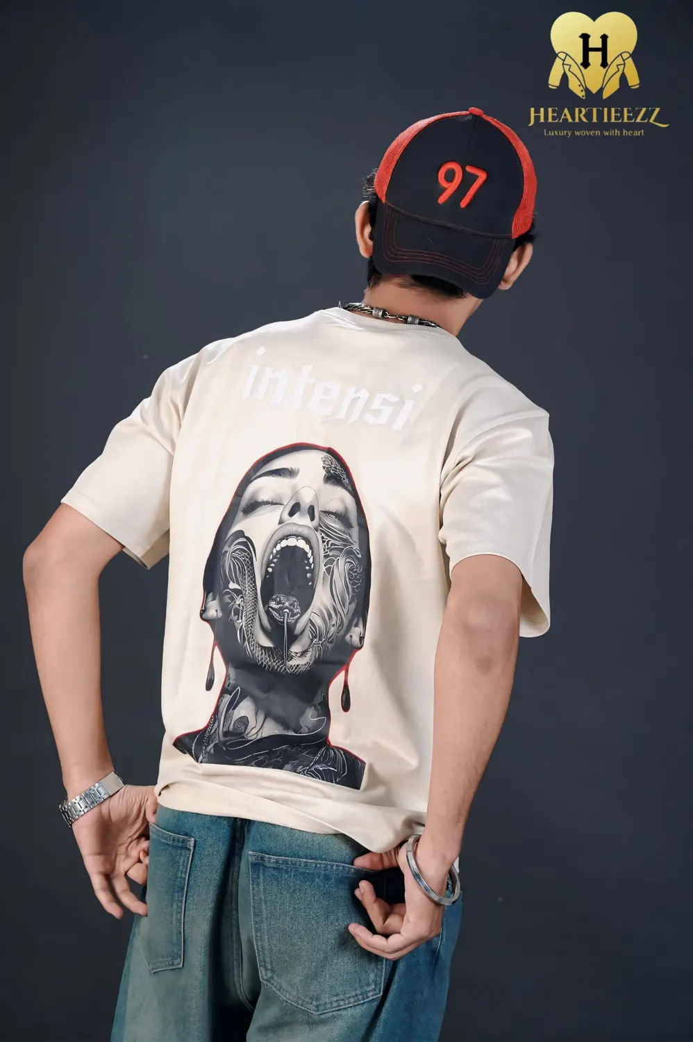 Solid Cotton Regular Tee Printed – Intensi